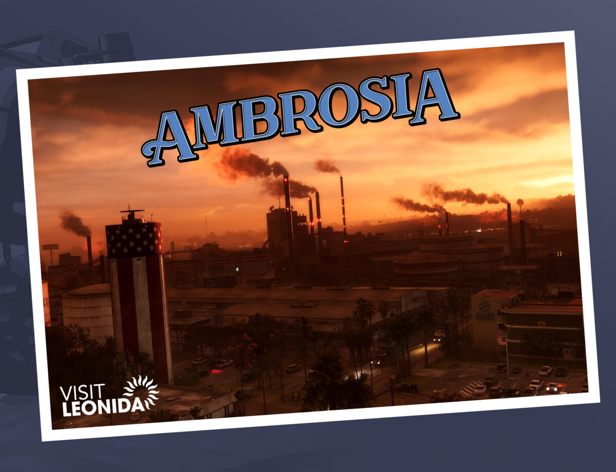 Vue d'Ambrosia dans GTA VI