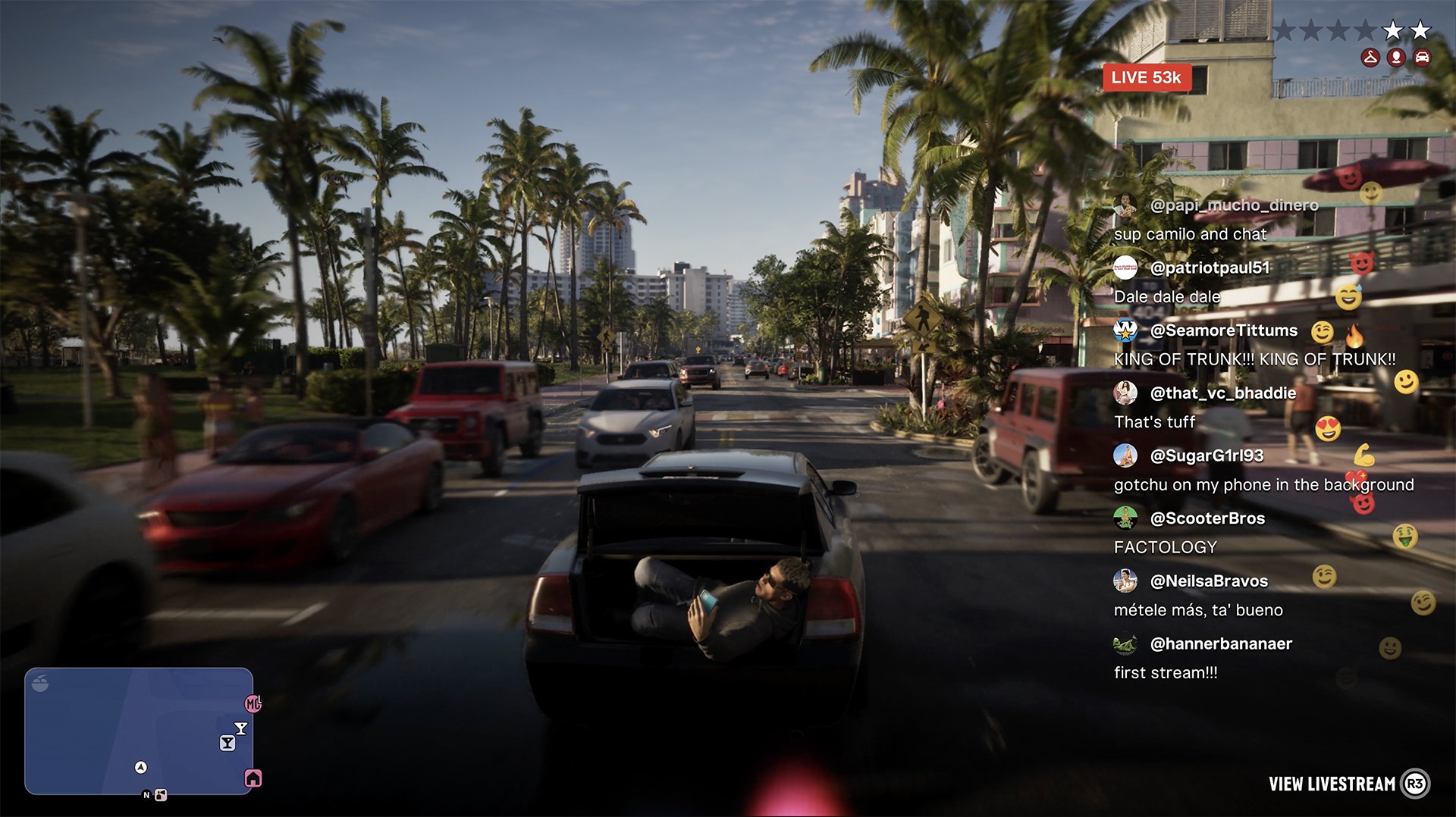Trunk Challenge dans GTA VI