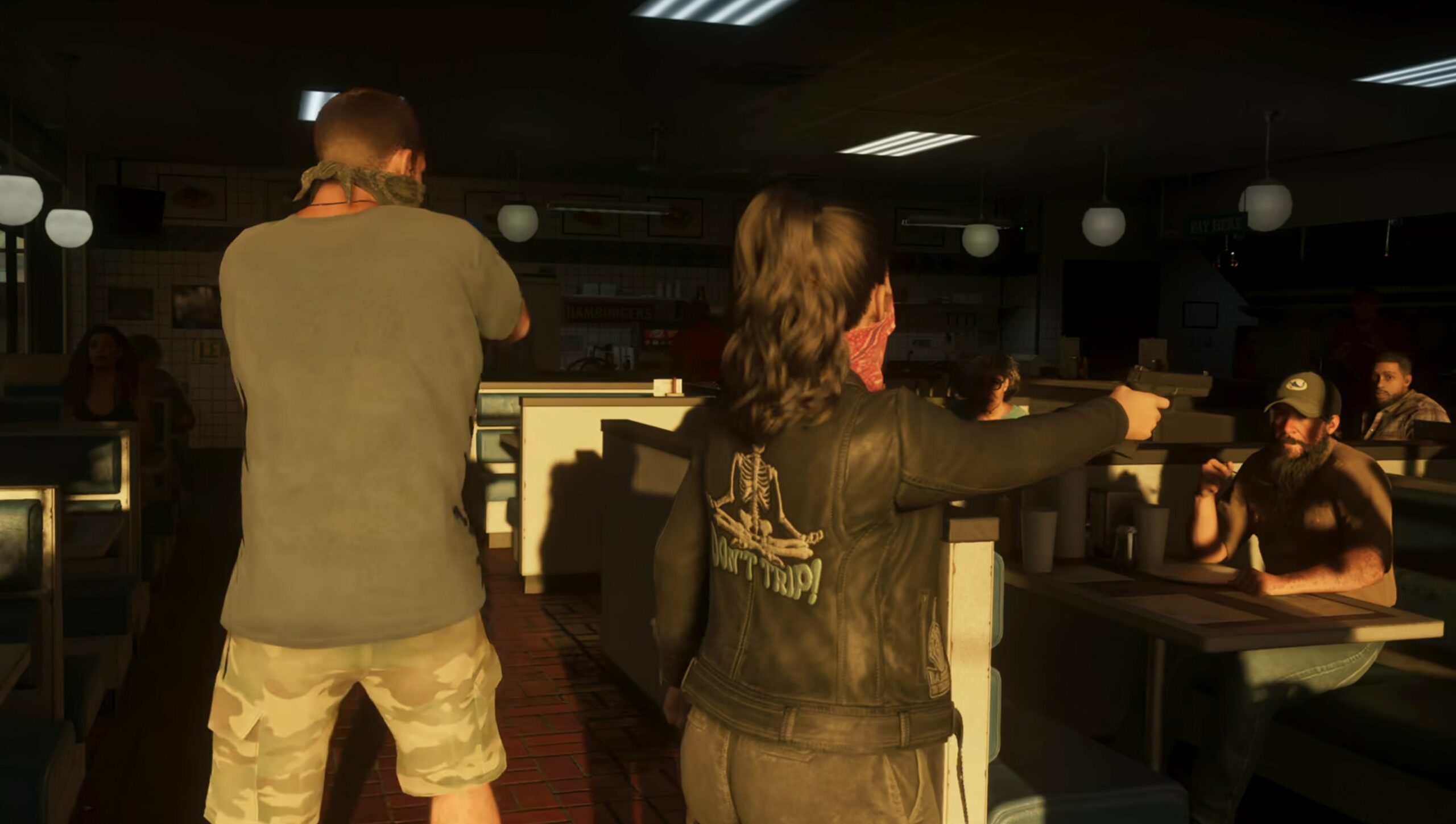 Capture d'écran officielle de l'Extended Look de GTA VI