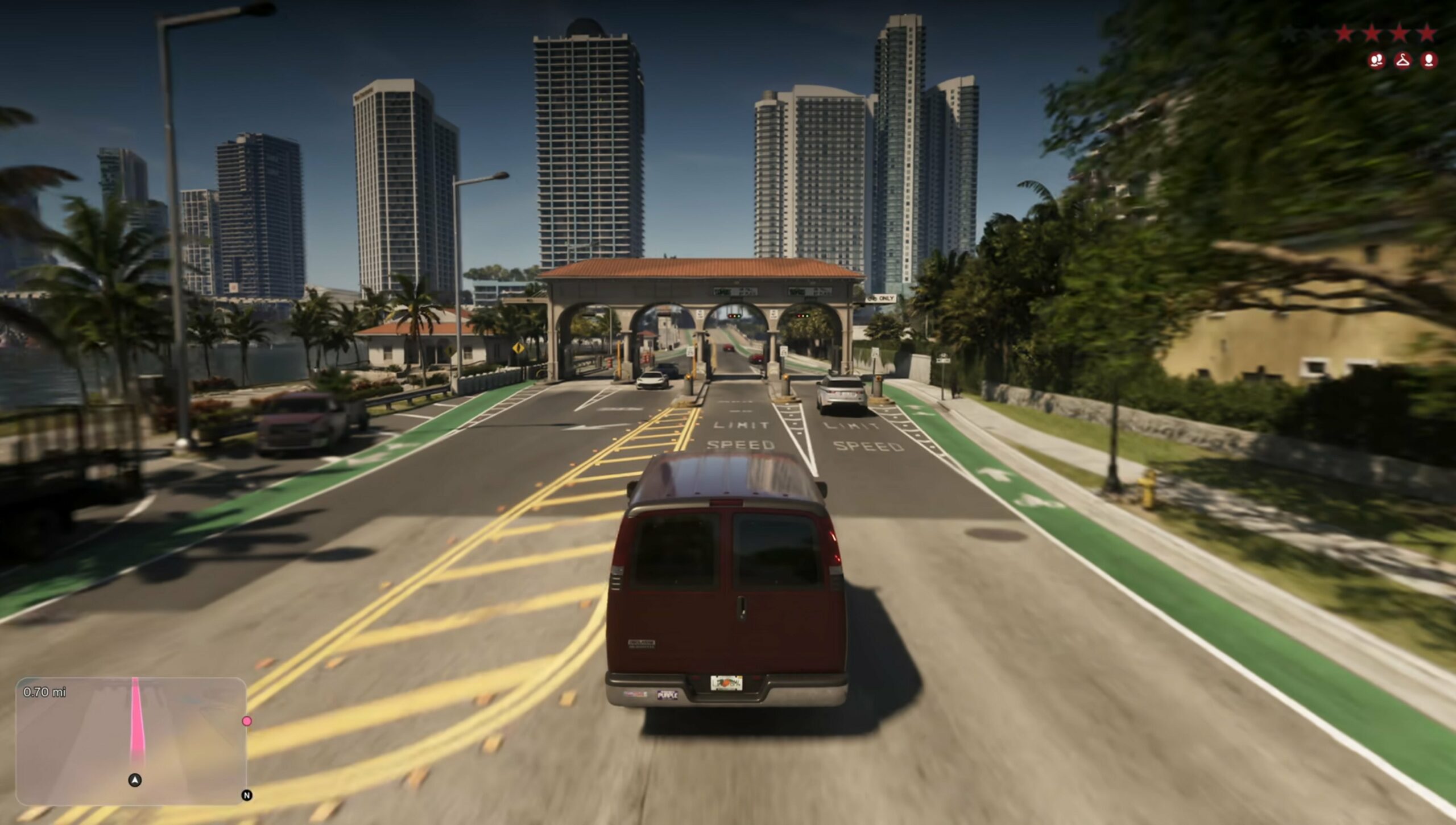 Capture d'écran 4K de l'Extended Look de GTA VI