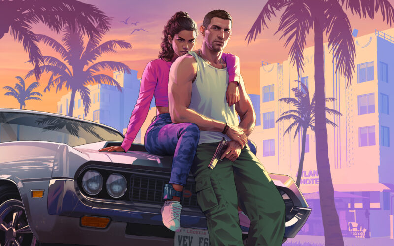 Jason Duval et Lucia Caminos, illustration officielle GTA VI