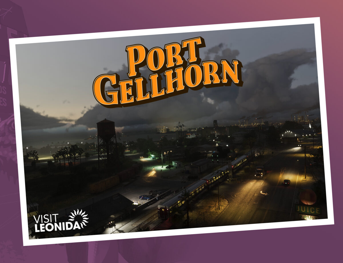 Vue de Port Gellhorn dans GTA VI