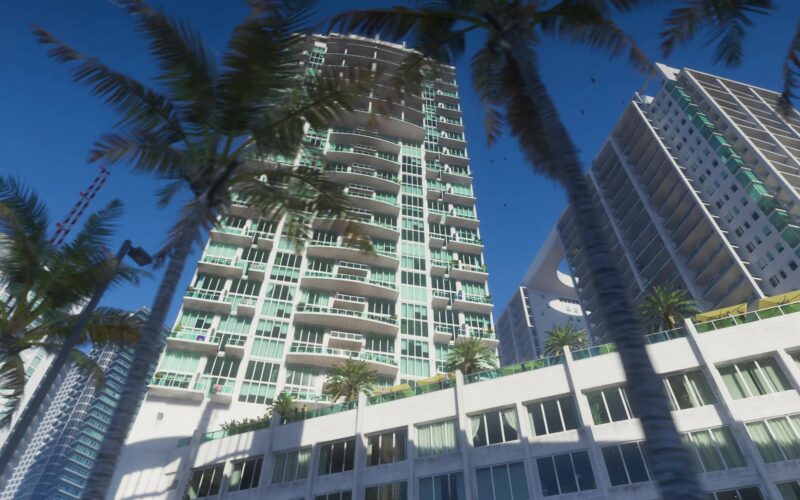 Gratte-ciels de Vice City, capture du premier trailer de GTA VI