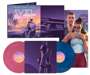 Vinyle marbré de Grand Theft Auto VI The Album, exclusivité Fnac