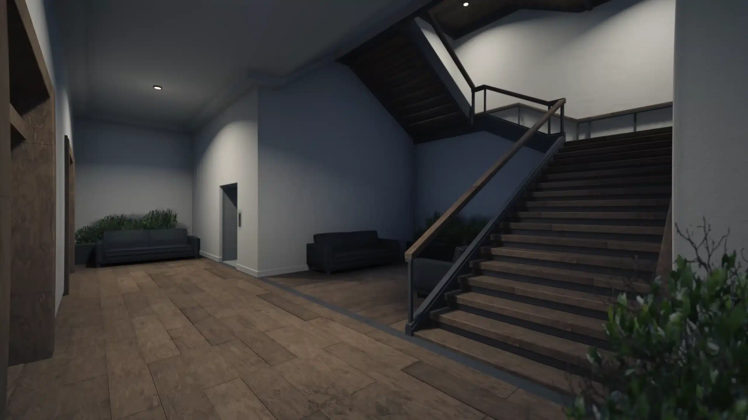 L'intérieur d'un appartement Tier 2