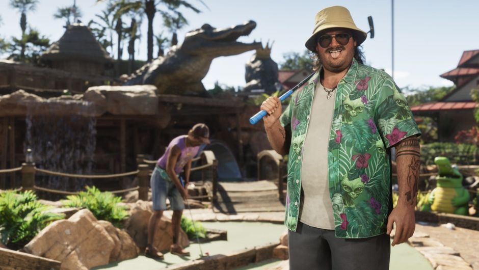 Parcours de mini-golf coloré dans GTA VI