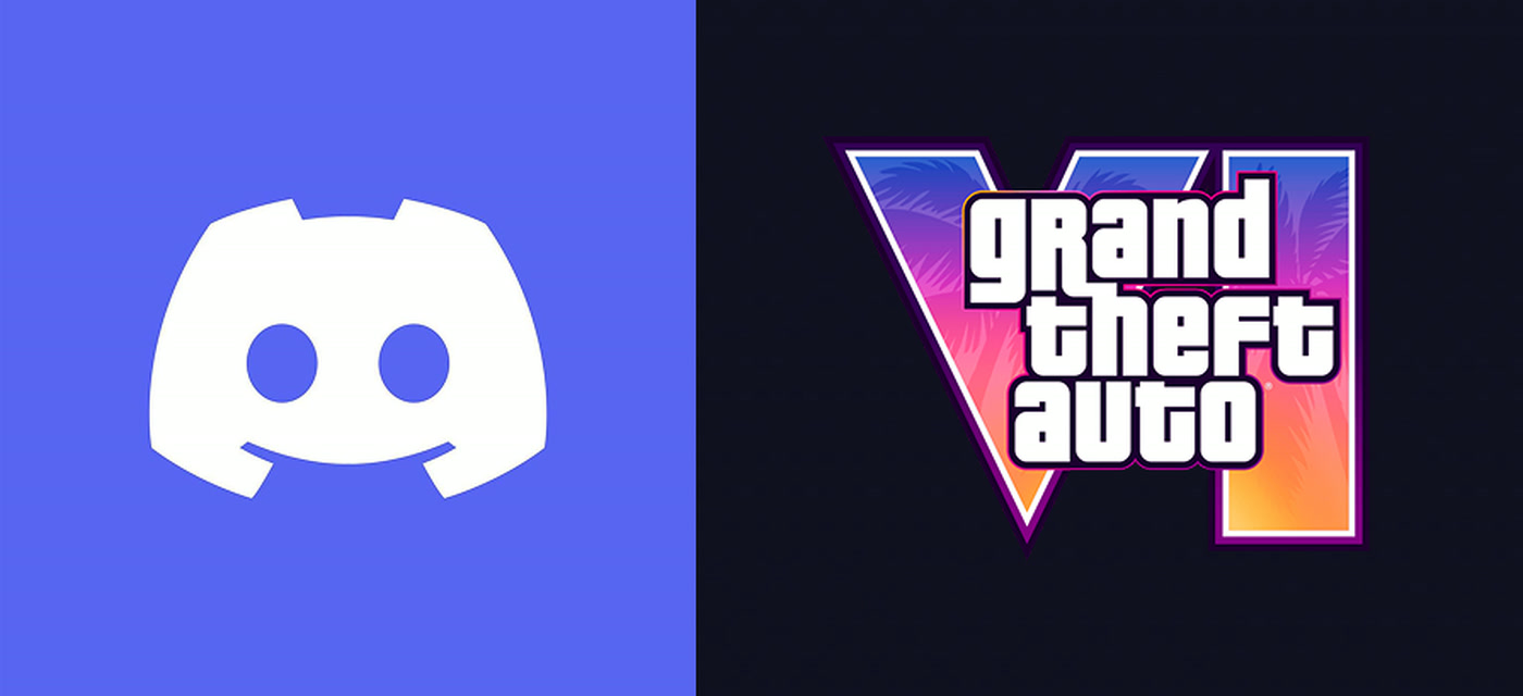 Logo de Discord à côté du logo de Grand Theft Auto VI