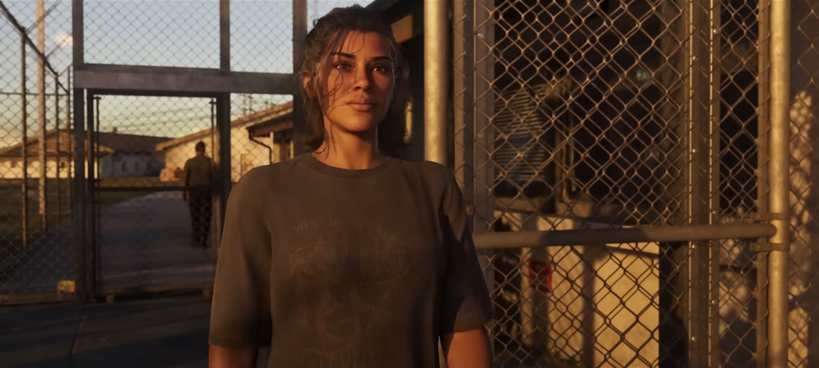 Lucia Caminos franchit les grilles du pénitencier de Leonida à sa sortie de prison dans le Trailer 2 de GTA VI