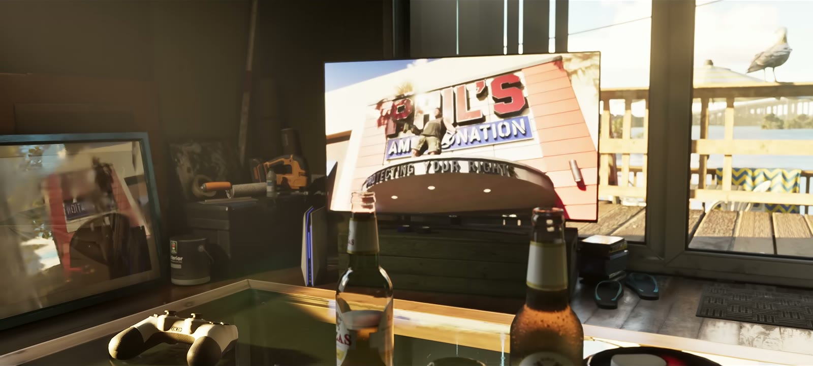 L'enseigne Phil's Ammu-Nation à la télévision
