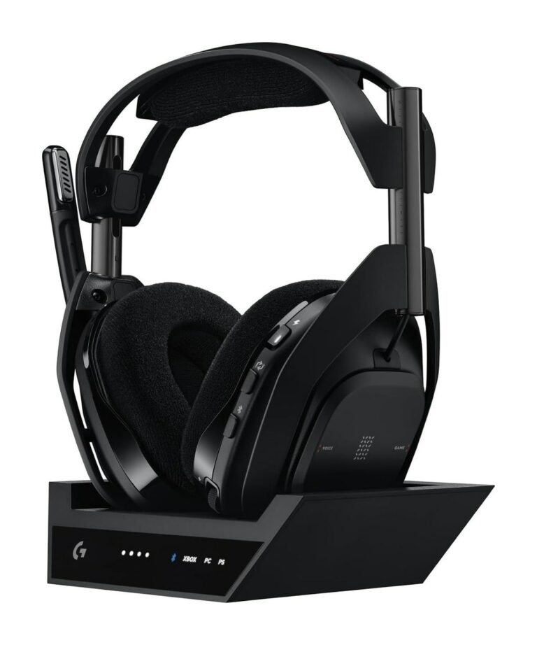 Casque Logitech G Astro A50 X et sa station d'accueil