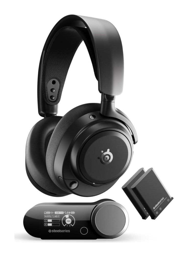 Casque SteelSeries Arctis Nova Pro Omni avec son GameHub et ses batteries