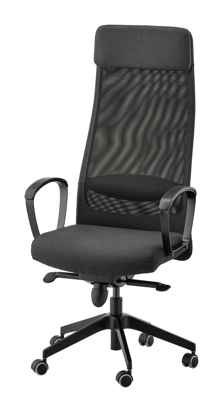 Chaise de bureau IKEA Markus gris foncé