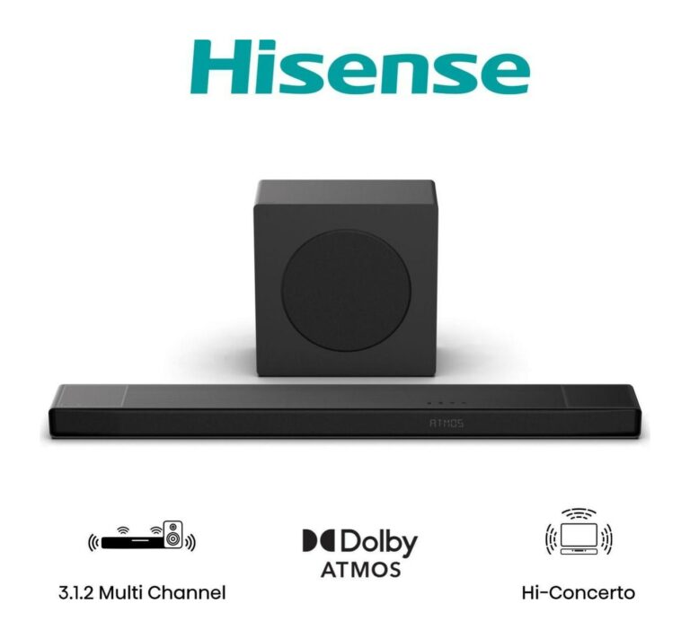 Barre de son Hisense AX3120Q et son caisson