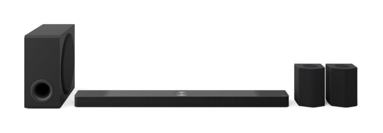 Barre de son LG S95TR avec caisson et enceintes arrière