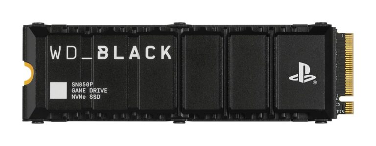 SSD WD_BLACK SN850P pour PS5 avec dissipateur