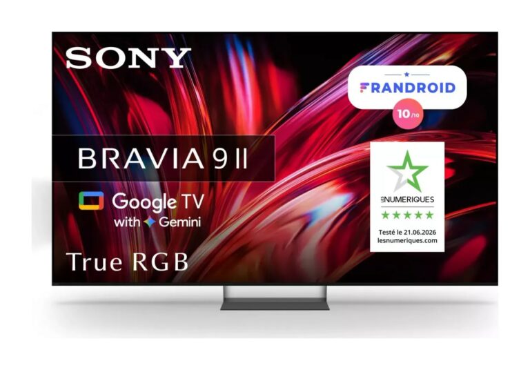 Téléviseur Sony Bravia 9 II Mini-LED 65 pouces