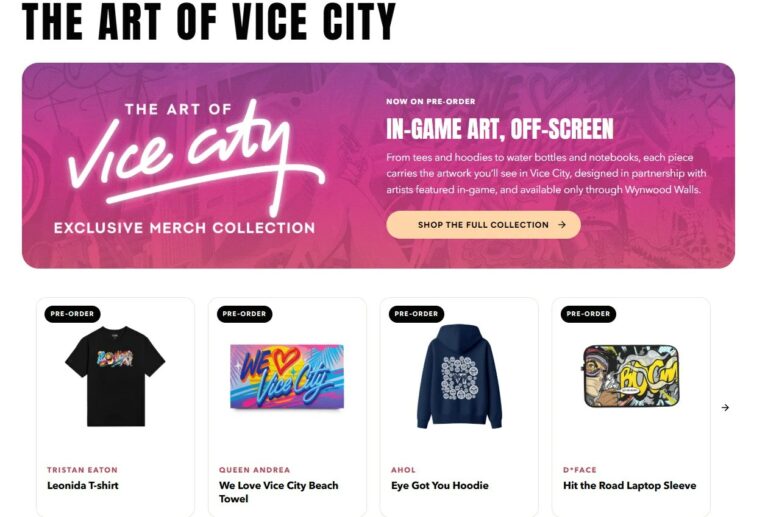 La collection The Art of Vice City
