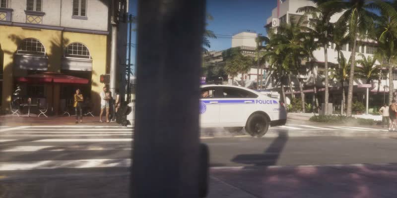 Trailer de lancement : Voiture de police sur le front de mer Art déco