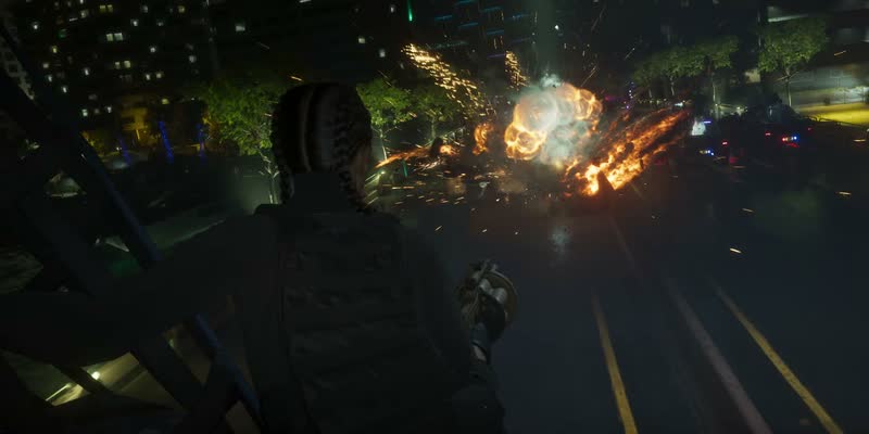 Trailer de lancement : Une voiture explose sous une passerelle